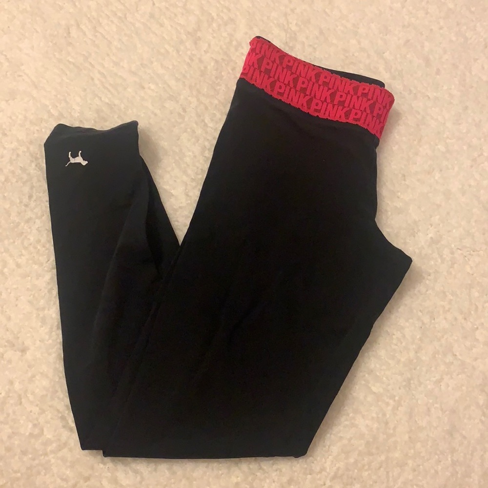 Pink yoga pants